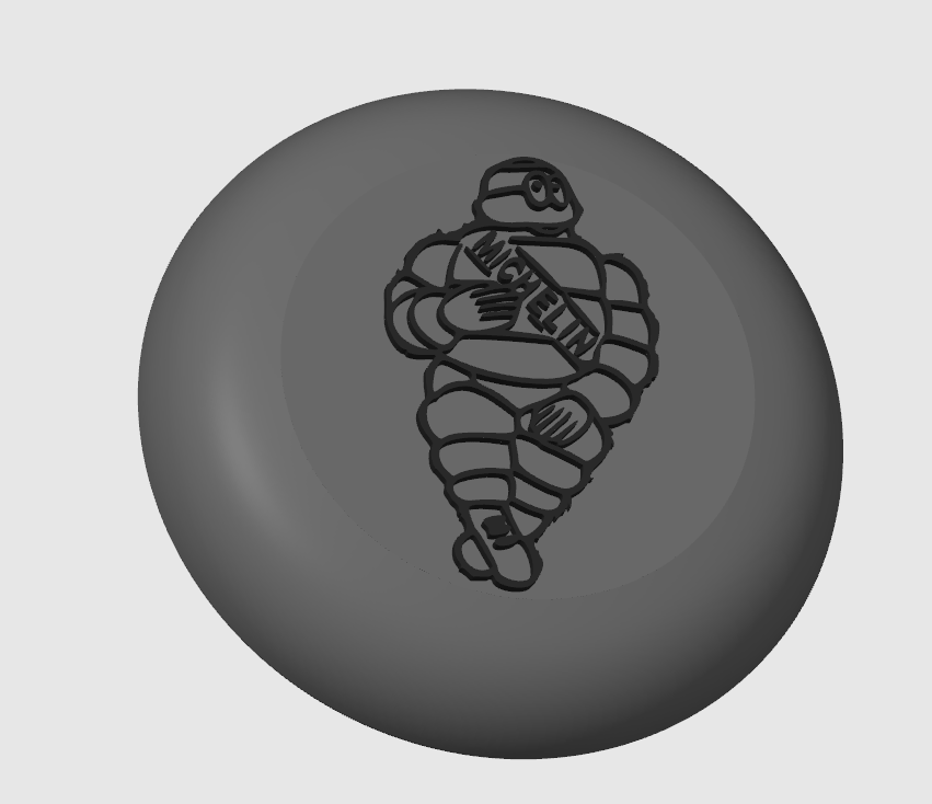Capôt Logo Michelin pour volant 50cm