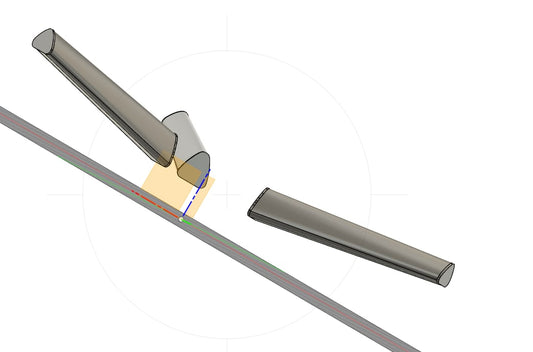 Branche aux détails pour volant 53 cm, volant de simulation camion, Logitech, thrustmaster