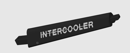 Branche Custom Logo Intercooler, Couleur diverse, volant 3B en 50cm, Lot de 3.