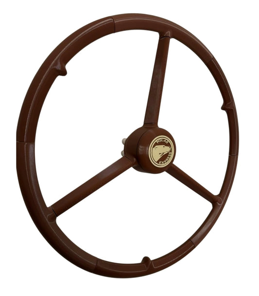 Volant 3 branches 50 cm Marron, Volant de simulation camion, Décoration
