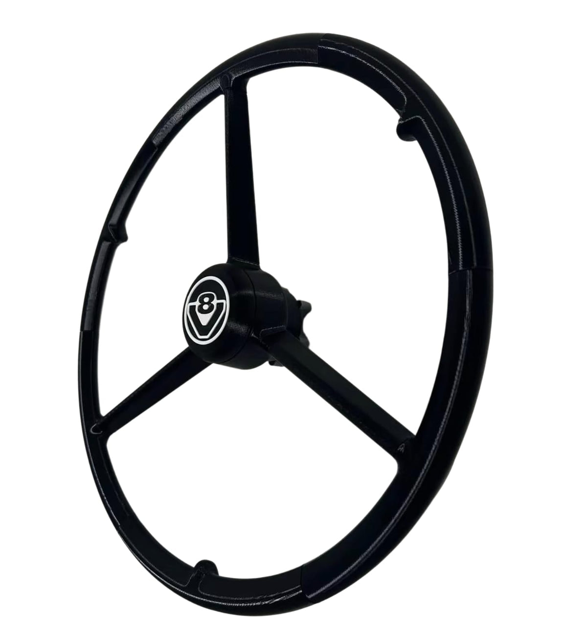 Volant 3 branches 53 Cm Noir V8 SCANIA, volant de jeux vidéo et simulateurs de conduite
