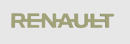 RENAULT – Logo et décorations uniques pour setup gaming, bureau et camions. Un design moderne et durable pour un style personnalisé