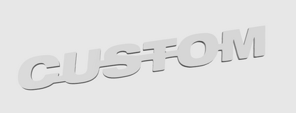 CUSTOM – Logo et décorations sur-mesure pour setup gaming, bureau et camions. Un design unique et durable pour exprimer votre style