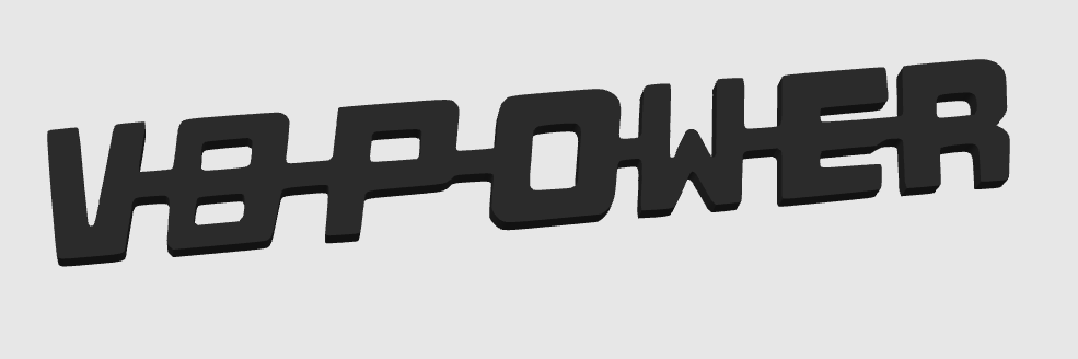 V8 POWER – Logo et décorations inspirés par la performance. Parfait pour setup gaming, bureau et camions. Design puissant et durable