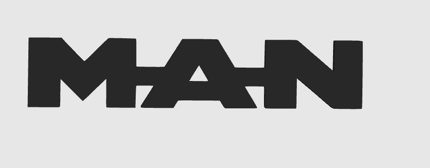 MAN – Logo et décorations uniques pour setup gaming, bureau et camions. Un design moderne et durable pour un style personnalisé