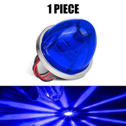 12V 24V Big Watermelon Led Marker Light Turn Signal Lamp Indicators Warning Light For Truck Trailers Caravan Bus Van Lorry