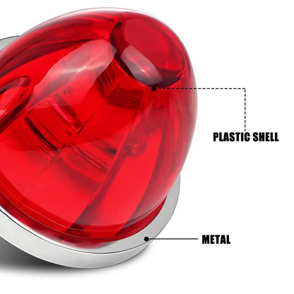 12V 24V Big Watermelon Led Marker Light Turn Signal Lamp Indicators Warning Light For Truck Trailers Caravan Bus Van Lorry
