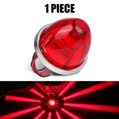 12V 24V Big Watermelon Led Marker Light Turn Signal Lamp Indicators Warning Light For Truck Trailers Caravan Bus Van Lorry