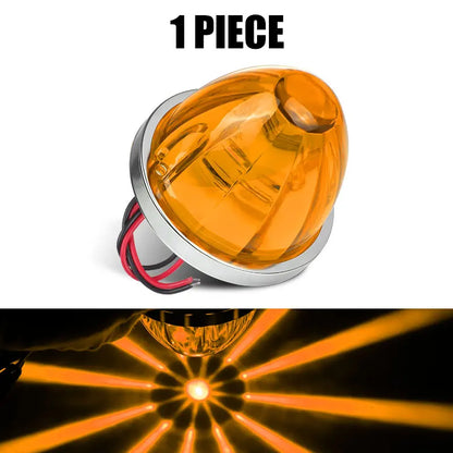 12V 24V Big Watermelon Led Marker Light Turn Signal Lamp Indicators Warning Light For Truck Trailers Caravan Bus Van Lorry