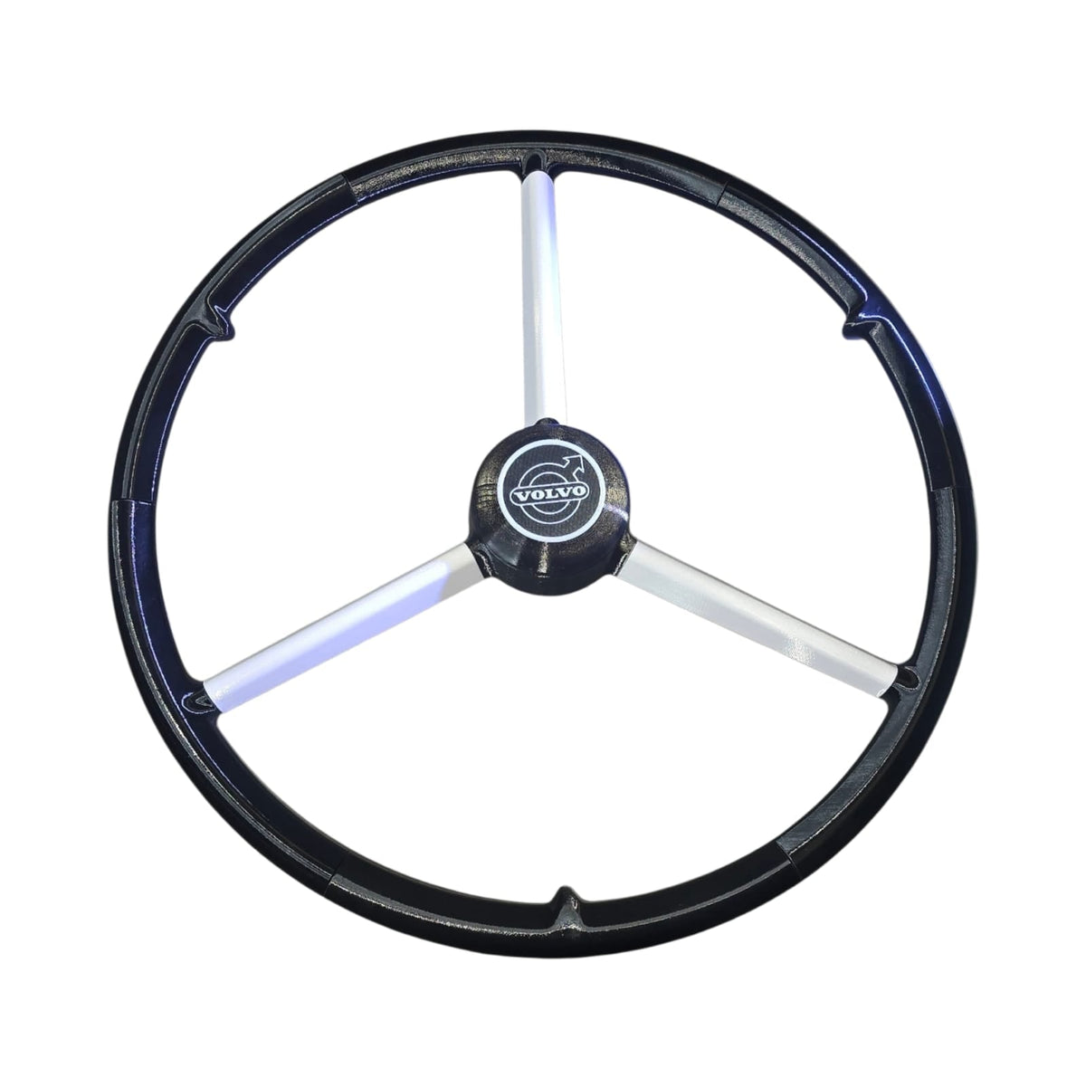 Volant 50 cm Noir et Branches blanc, VOLVO, Volant de simulation camion, Logitech, Thrustmaster