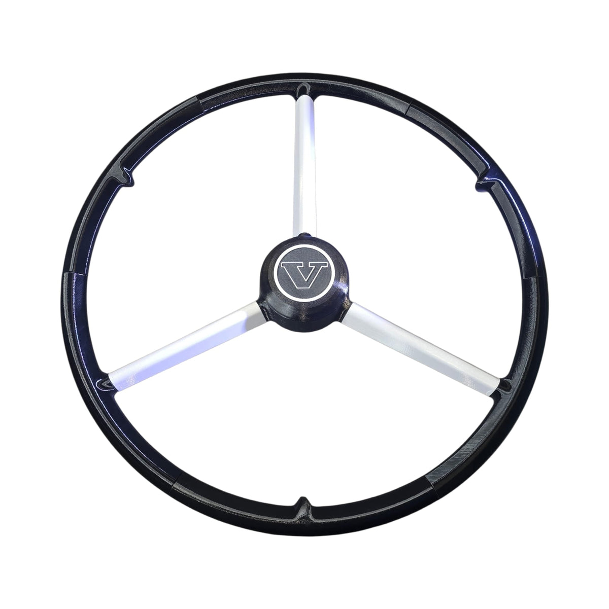 Volant 50 cm Noir et Branches blanc, VOLVO, Volant de simulation camion, Logitech, Thrustmaster