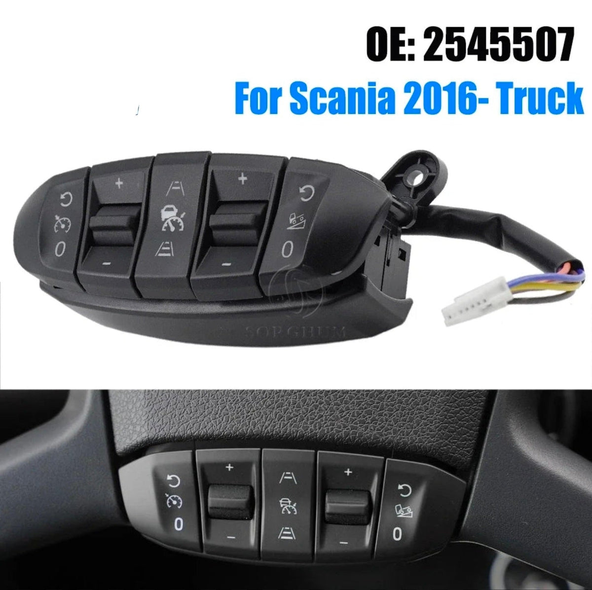 Module Cruise Control  Button For SCANIA L,P,G,R,S-series Tractor 2016-