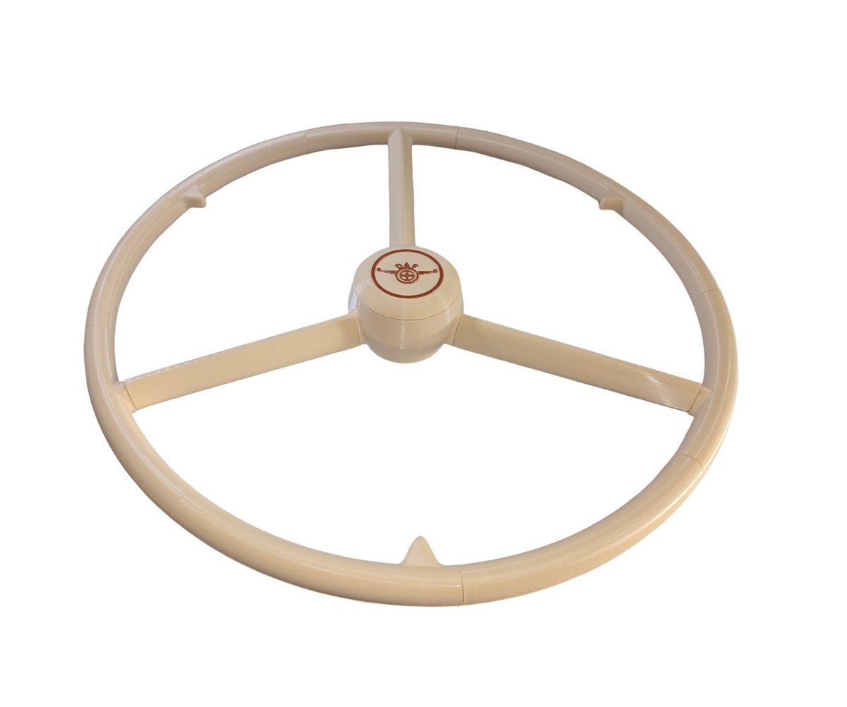 Volant 3 branches 53 cm, Beige